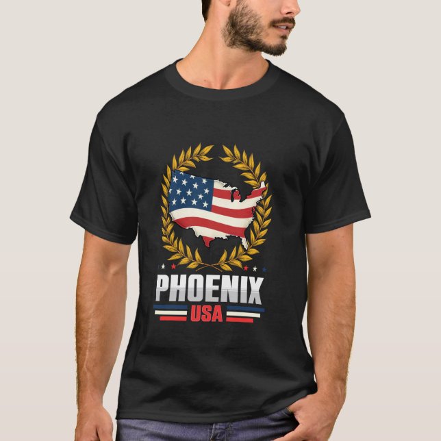Phoenix USA American Flag T-Shirt (Front)