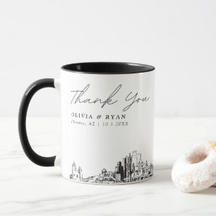 Phoenix Wedding Custom Personalised Coffee Mug