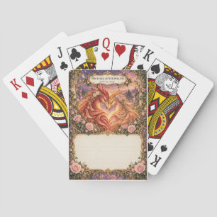 Phoenix Wedding Guest Book Signing Deck Playing Cards
