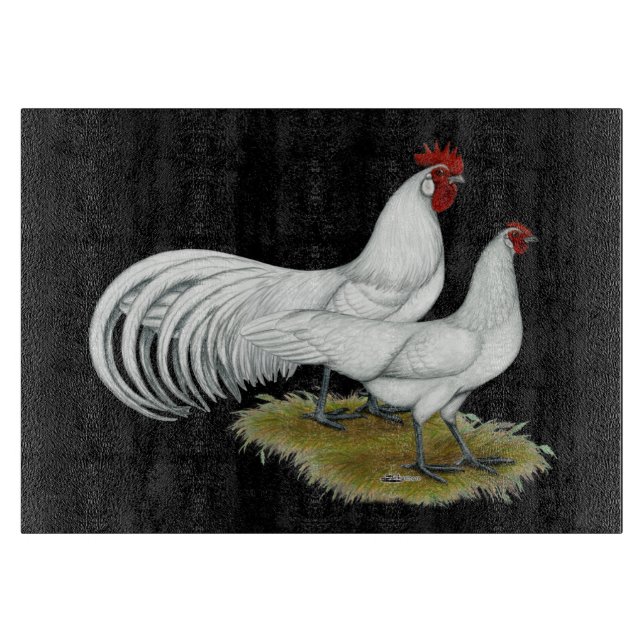 Phoenix:  White Pair Cutting Board (Front)