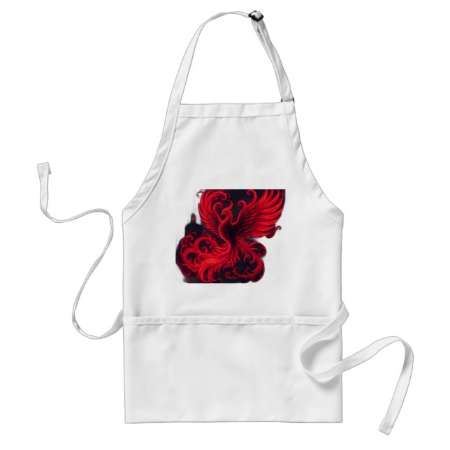 Phoenix with Gothic Spires and Swirls Standard Apron (Front)