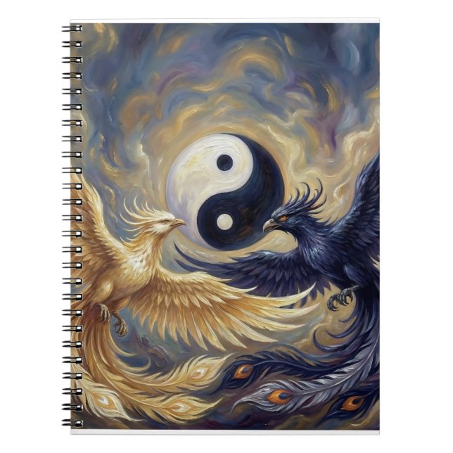 Phoenix Yin Yang Balance Notebook (Front)
