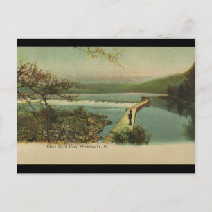 Phoenixville PA Black Rock Dam Postcard