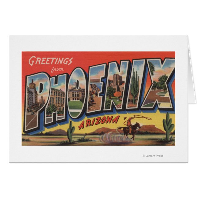 Phoeniz, Arizona - Large Letter Scenes (Front Horizontal)