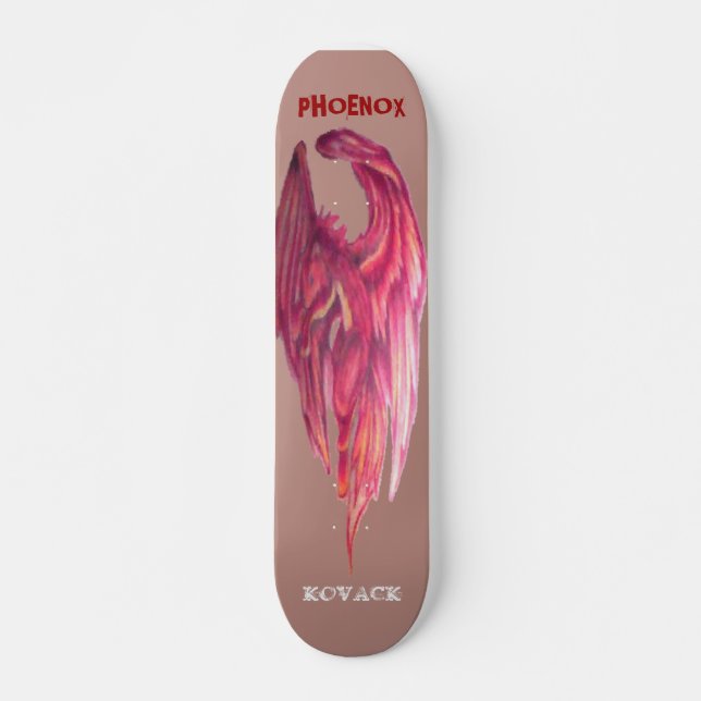 PHOENOX SKATEBOARD by Kevin Kovack (Front)