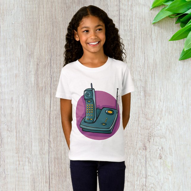 Phone And Answering Machine Girls T-Shirt (Creator Uploaded)
