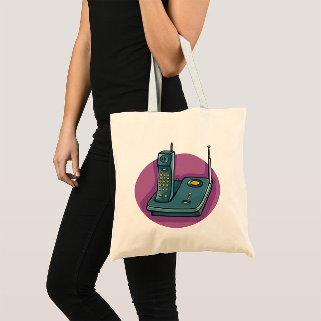 Phone And Answering Machine Tote Bag (Creator Uploaded)