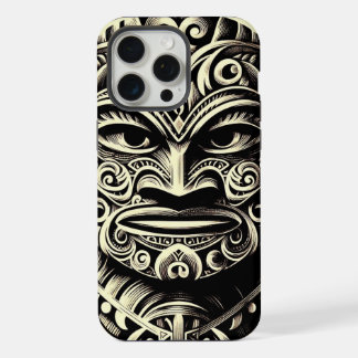 Phone Bone Scrimshaw Tiki iPhone Case