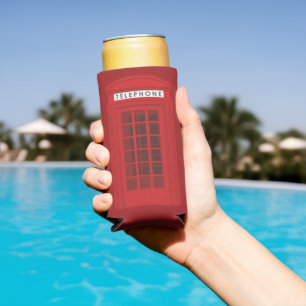 Phone Box Seltzer Can Cooler