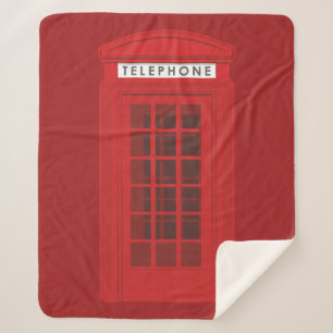Phone Box Sherpa Blanket