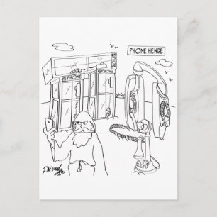 Phone Cartoon 9318 Postcard