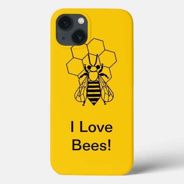 Phone Case - Bee on Honeycomb (Back)