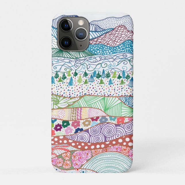 Phone Case. Design "Land Layers" by COHOE13 Case-Mate iPhone Case (Back)