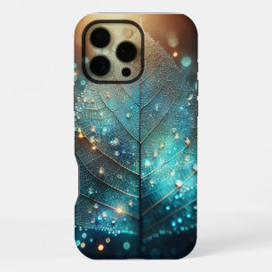 Phone Case Design with Surreal Transparent Leaf