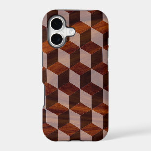 Phone Case - Faux Inlaid Wood