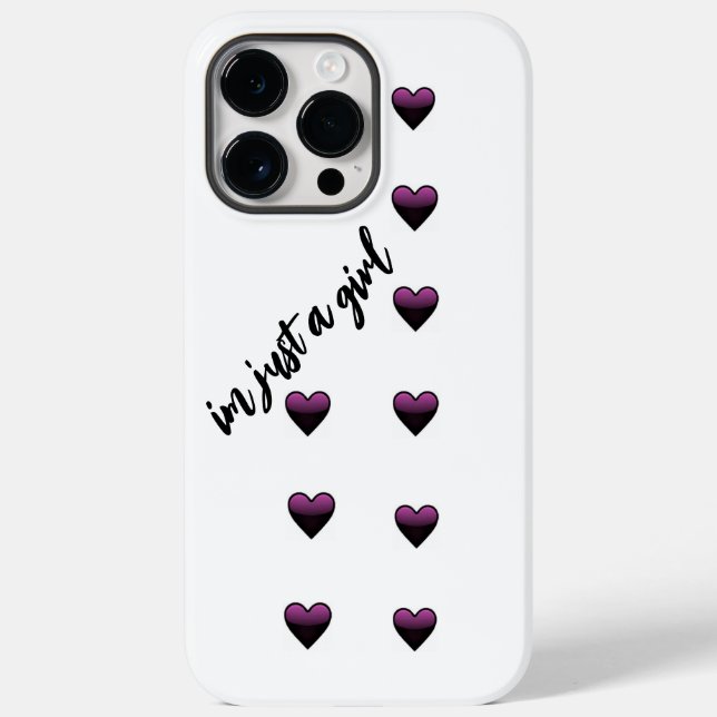 phone case-mate Im just a girl  iPhone Case (Back)