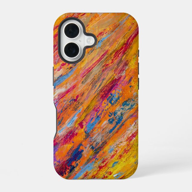 Phone case - multicolored - patterned (Back)
