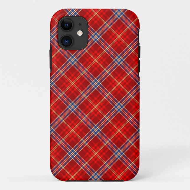 Phone case - navy red classic (Back)