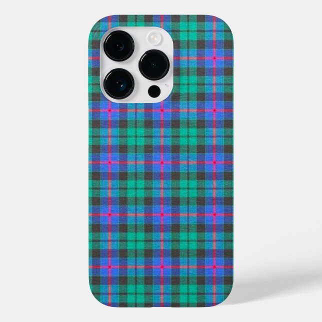 Phone Case Plaid Tartan Morrison Green Ancient (Back)