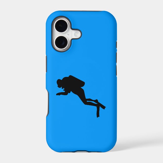 Phone Case- Scuba Diver (Back)