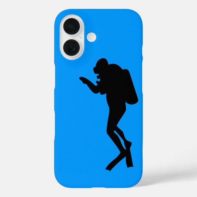 Phone Case - Scuba Diver (Back)