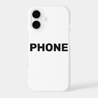 Phone case that says phone