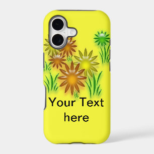 Phone Case - Three Dimensional Neon Daisies