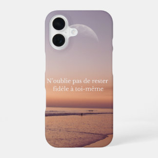 Phone case with beach design