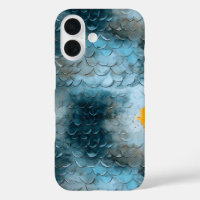Phone Case With Watercolor Dragon Scales