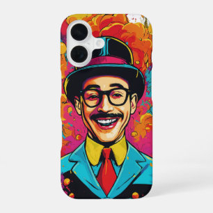 Phone CaseiPhone 16 Slim Fit Design with Pee Wee H iPhone 16 Case