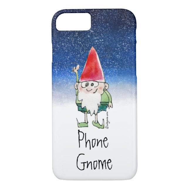 Phone Gnome Cartoon Phone Case (Back)