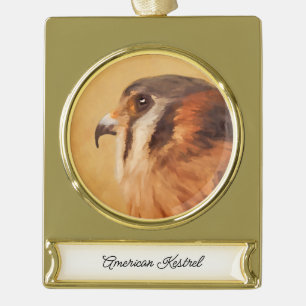 phone gold plated banner ornament