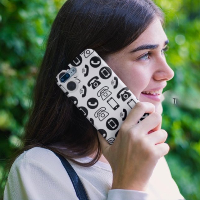 Phone Graphic iPhone Case (Calling all phone addicts!)