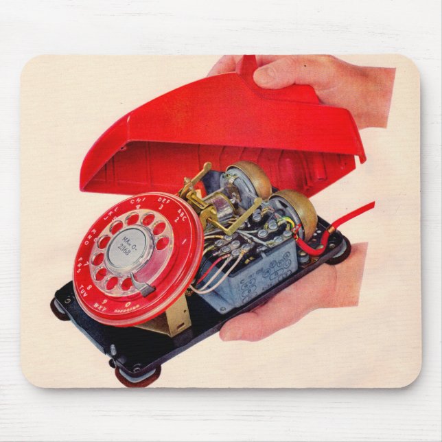 phone guts revealed mouse pad (Front)