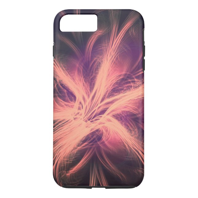 Phone / iPad case Fractal Light Purple Palette (Back)