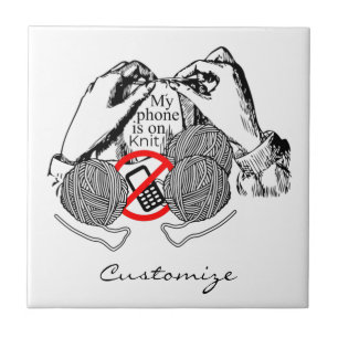 Phone is on Knit Thunder_Cove Tile