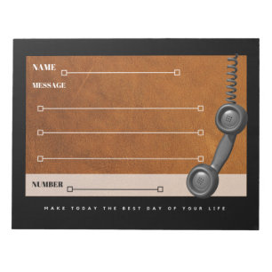 Phone Message Secretary Memo Pads