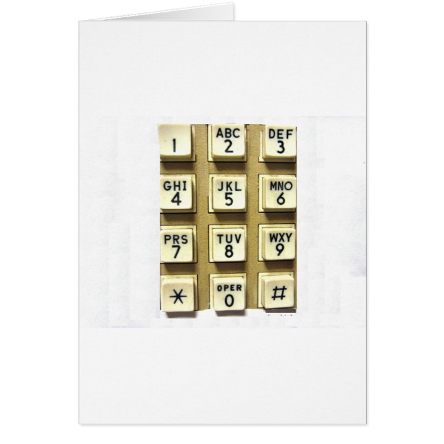 Phone Numbers (Front)