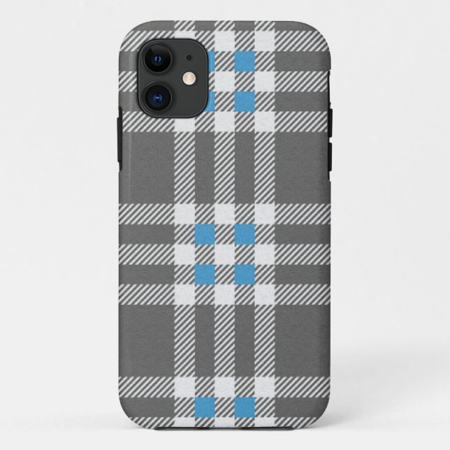 Phone / Tablet Case - Texture Plaid - Plankton (Back)