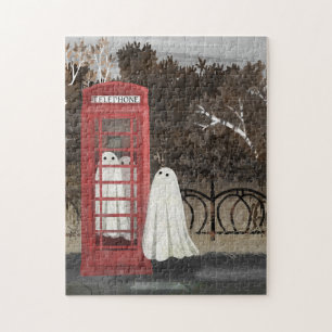 Phonebox Ghosts Jigsaw Puzzle
