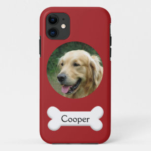 PhoneCase - Custom pet (dog) photo and name Case-Mate iPhone Case