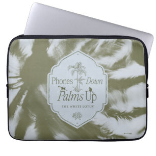 Phones Down, Palms Up - The White Lotus Laptop Sleeve