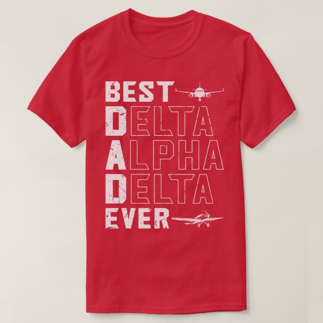Phonetic Alphabet Aviation Pilot T-Shirt (Design Front)