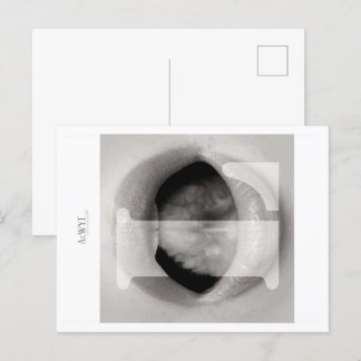 Phonetic Love Mouth Art L Postcard