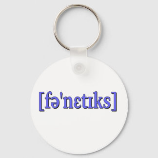 Phonetics in IPA. Blue Key Ring