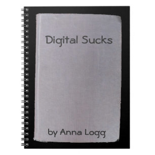 Phoney book, funny author no.10 Analogue Spiral Notebook