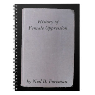 Phoney book, funny author no. 6 Oppression Spiral Notebook