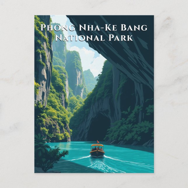  Phong Nha Vietnam Paradise Cave Postcard (Front)