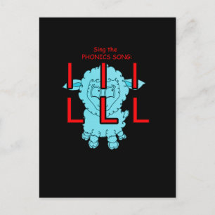 phonics postcard or flashcard