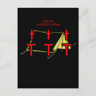 phonics postcard or flashcard